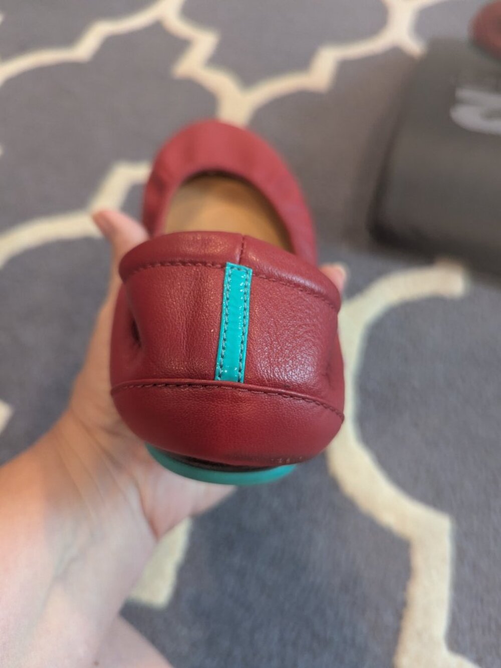 Tieks - Cardinal Red - Size 9 - Picture 5 of 8